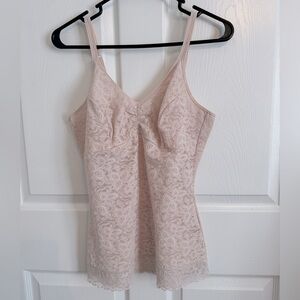 Bali Lace ‘N Smooth Shaping Cami NWOT